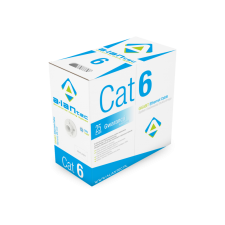 A-LANtec U/UTP CAT6 Installációs kábel 305m - Szürke (KIU6LINKA305) kábel és adapter