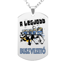  A legjobb buszvezető medál lánccal, választható több színben nyaklánc
