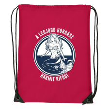  A legjobb horgász bármit kifog - Sport táska piros tornazsák
