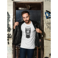  A legjobb idő egy sörhöz fehér póló egyedi ajándék