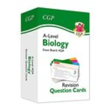  A-Level Biology AQA Revision Question Cards – CGP Books idegen nyelvű könyv