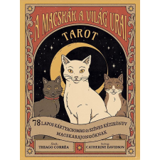  A macskák a világ urai tarot - 78 lapos kártyacsomag és színes kézikönyv macskarajongóknak társasjáték