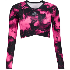  A nők funkcionális növényi teteje hosszú ujjú prémiummal ALTISPORT VOJ/ALW066TR04 FEKETE -PINK méret: XXL
