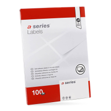 A-Series Etikett címke, 192x38mm, 100 lap, 7 címke/lap A-Series etikett