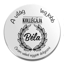 A világ legjobb kollégája (saját névvel) kitűző ajándéktárgy