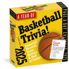 A Year of Basketball Trivia Page-A-Day(r) Calendar 2025 naptár, kalendárium