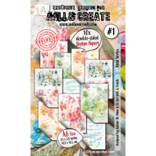AALL &amp; Create Design Paper Kreatív karton Vivid Vortex A6 10 lap decoupage papír