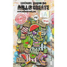 AALL &amp; Create Kivágatok - Grow Baby Grow - Ephemera (1 ív) matrica