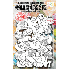 AALL & Create Kivágatok - Shells & Stems - Ephemera Die-Cuts (1 csomag) matrica