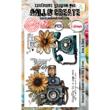 AALL & Create Lens & Lines Szilikonbélyegző Stamp Set A6 1 db bélyegző