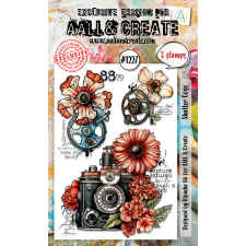 AALL &amp; Create Shutter Cogs Szilikonbélyegző Stamp Set A6 1 db bélyegző