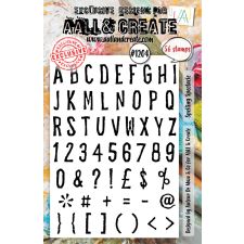 AALL &amp; Create Szilikonbélyegző A5 - Spelling Spectacle - Stamp Set (1 db) bélyegző