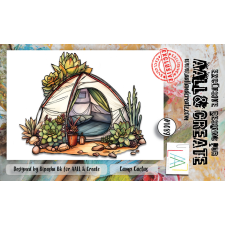 AALL &amp; Create Szilikonbélyegző A6 - Camp Cactus - Stamp Set (1 db) bélyegző