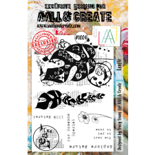 AALL &amp; Create Szilikonbélyegző A6 - Leafle - Stamp Set (1 db) bélyegző