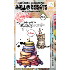 AALL & Create Szilikonbélyegző A6 - Macaron Mountain - Stamp Set (1 db) bélyegző