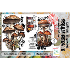 AALL & Create Szilikonbélyegző A6 - Mycelium Potions - Stamp Set (1 db) bélyegző