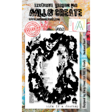 AALL & Create Szilikonbélyegző A6 - Shadowed Heart - Stamp Set (1 db) bélyegző