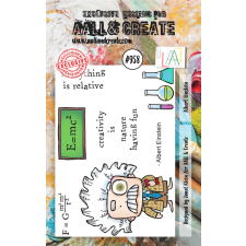 AALL & Create Szilikonbélyegző A7 - Albert Einstein - Stamp Set (1 db) bélyegző