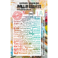 AALL &amp; Create Szilikonbélyegző A7 - Bucket List - Stamp Set (1 db) bélyegző