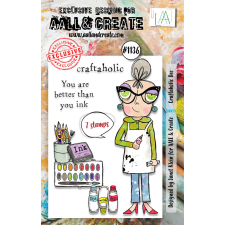 AALL &amp; Create Szilikonbélyegző A7 - Craftaholic Dee - Stamp Set (1 db) bélyegző