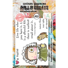 AALL &amp; Create Szilikonbélyegző A7 - Florence Nightingale - Stamp Set (1 db) bélyegző