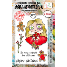 AALL & Create Szilikonbélyegző A7 - Ginger’s Gingerbread - Stamp Set (1 db) bélyegző