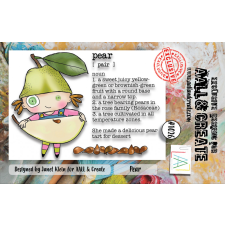AALL &amp; Create Szilikonbélyegző A7 - Pear - Stamp Set (1 db) bélyegző