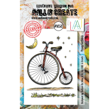 AALL &amp; Create Szilikonbélyegző A7 - Penny Farthing - Stamp Set (1 db) bélyegző