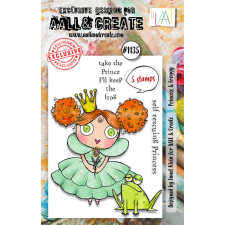 AALL & Create Szilikonbélyegző A7 - Princess & Froggy - Stamp Set (1 db) bélyegző