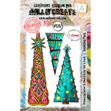 AALL & Create Szilikonbélyegző A7 - Twinkling Pines - Stamp Set (1 db) bélyegző