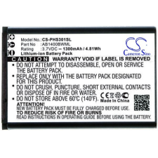 AB1400BWML Telefon akkumulátor 1300 mAh mobiltelefon akkumulátor