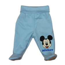 Ab Pamut belül bolyhos talpas nadrág - Kék - Mickey egér (56) babanadrág