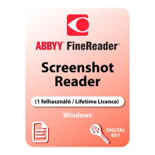 Abbyy Screenshot Reader (1 felhasználó / Lifetime) (Elektronikus licenc) egyéb program