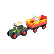 ABC Fendti Animal Trailer - Állatszállító traktor utánfutóval és tehénfigurával autópálya és játékautó