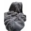  Aberto Design Sofa Shawl Anthracite Lolita 200x75 - Anthracite
