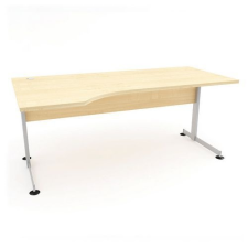  Abonent ergo irodai asztal, 180 x 100 x 75 cm, balos kivitel, juhar mintázat íróasztal