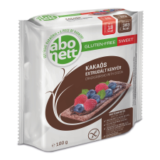 Abonett Gluténmentes extrudált kenyér, kakaós 100 g reform élelmiszer