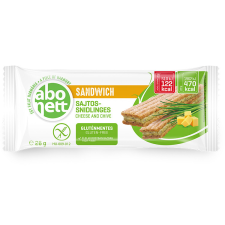 Abonett Sandwich sajtos-snidlinges (gluténmentes) - 26 g csokoládé és édesség
