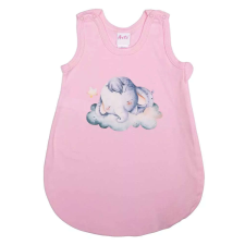  ABR Ujjatlan vékony pamut hálózsák (1 TOG) - Rózsaszín - Elefántos mintával (56) hálózsák, pizsama