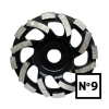 Abraboro gyémánt betoncsiszoló 125x22,2 mm Abrasiv (1db/csomag)