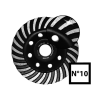 Abraboro gyémánt betoncsiszoló 125x22,2 mm Turbo (1db/csomag)