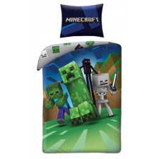 Ábránd Minecraft ágyneműhuzat, Creeper zöld (100 % pamut) (199) babaágynemű, babapléd