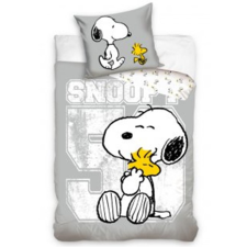 Ábránd Snoopy ágyneműhuzat, Barátság, 140x200 + 70x90 cm babaágynemű, babapléd