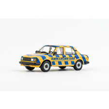 Abrex - Škoda 120L (1984) 1:43, Sárga-Kék, Játékautó autópálya és játékautó