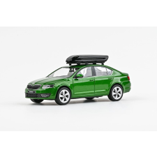 Abrex - Škoda Octavia III (2012) 1:43 - Zelená Rallye Metalíza autópálya és játékautó