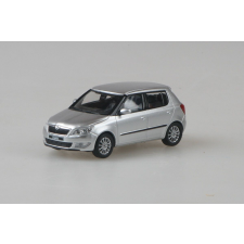 Abrex Skoda Fabia II FL (2013) 1:43 - Silver Brilliant Metallic autópálya és játékautó