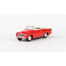 Abrex , Skoda Felicia Roadster (1963) 1:72, Piros, Autó autópálya és játékautó