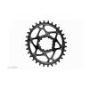 Absolute Black MTB OVAL első lánckerék 36T, Sram Direct Mount, Boost 148 mm, 1x9-12s, narrow-wide, alumínium, fekete