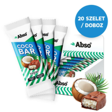 AbsoRice Abso Coco Bar Kínáló (20dbx35g) - kókuszos vegán desszert szelet reform élelmiszer