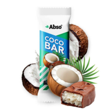 AbsoRice Abso Coco Bar - kókuszos vegán desszert szelet 35 g reform élelmiszer